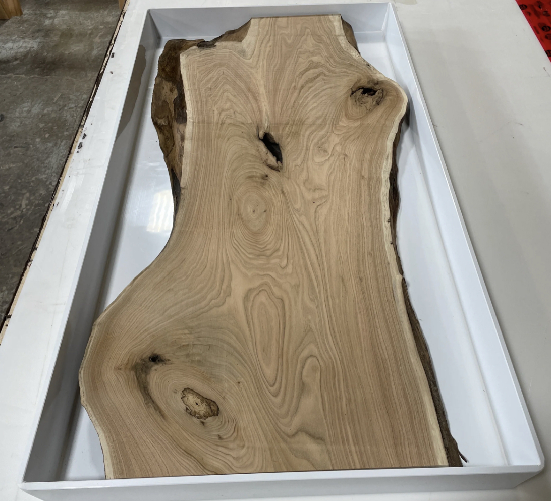 Single slab in mold